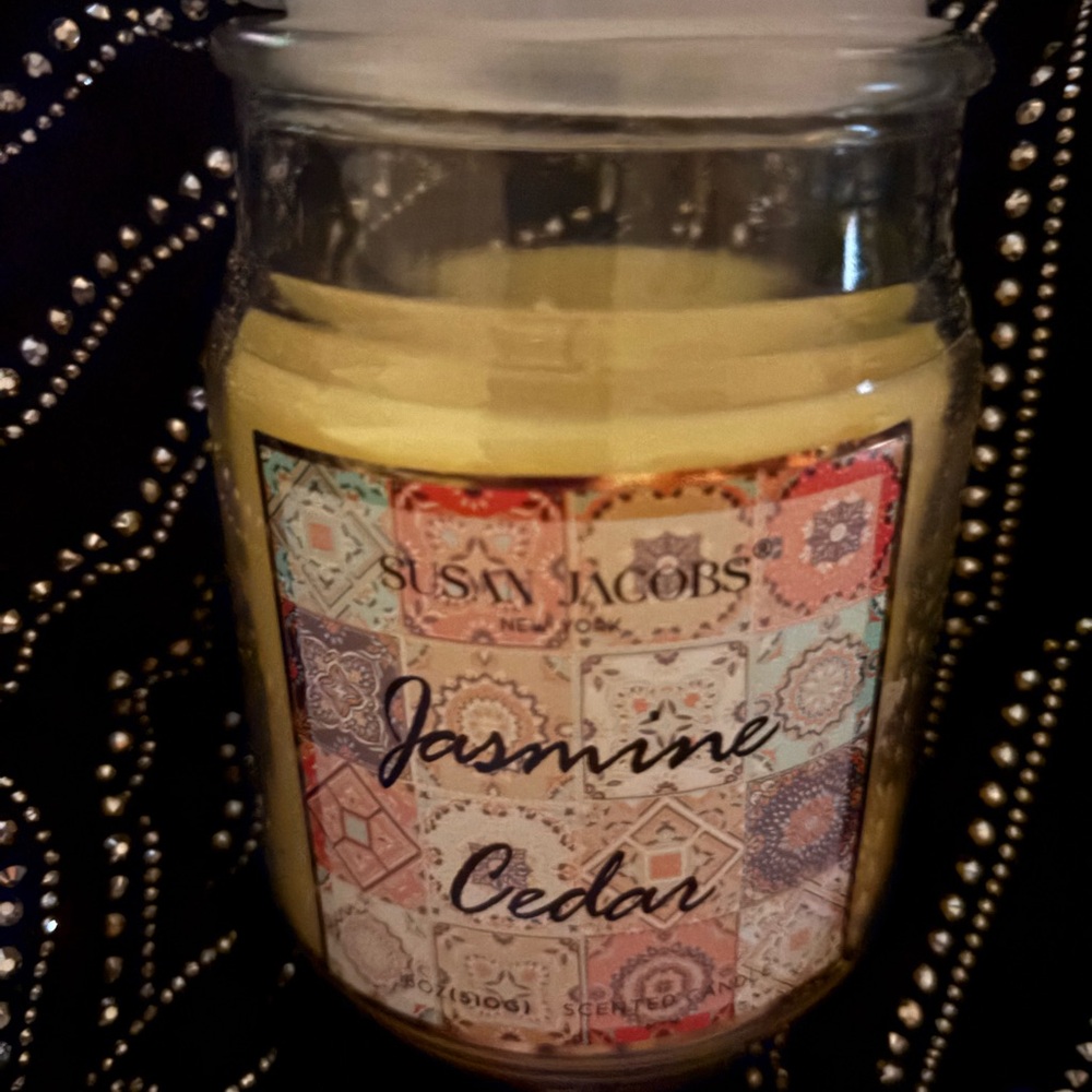 Jasmine Cedar Candle - Cream
